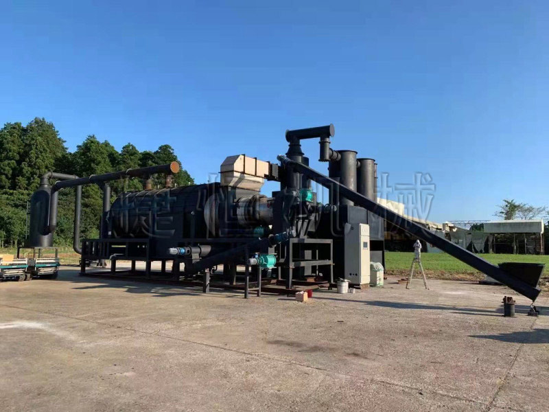 椰殼炭化生產線