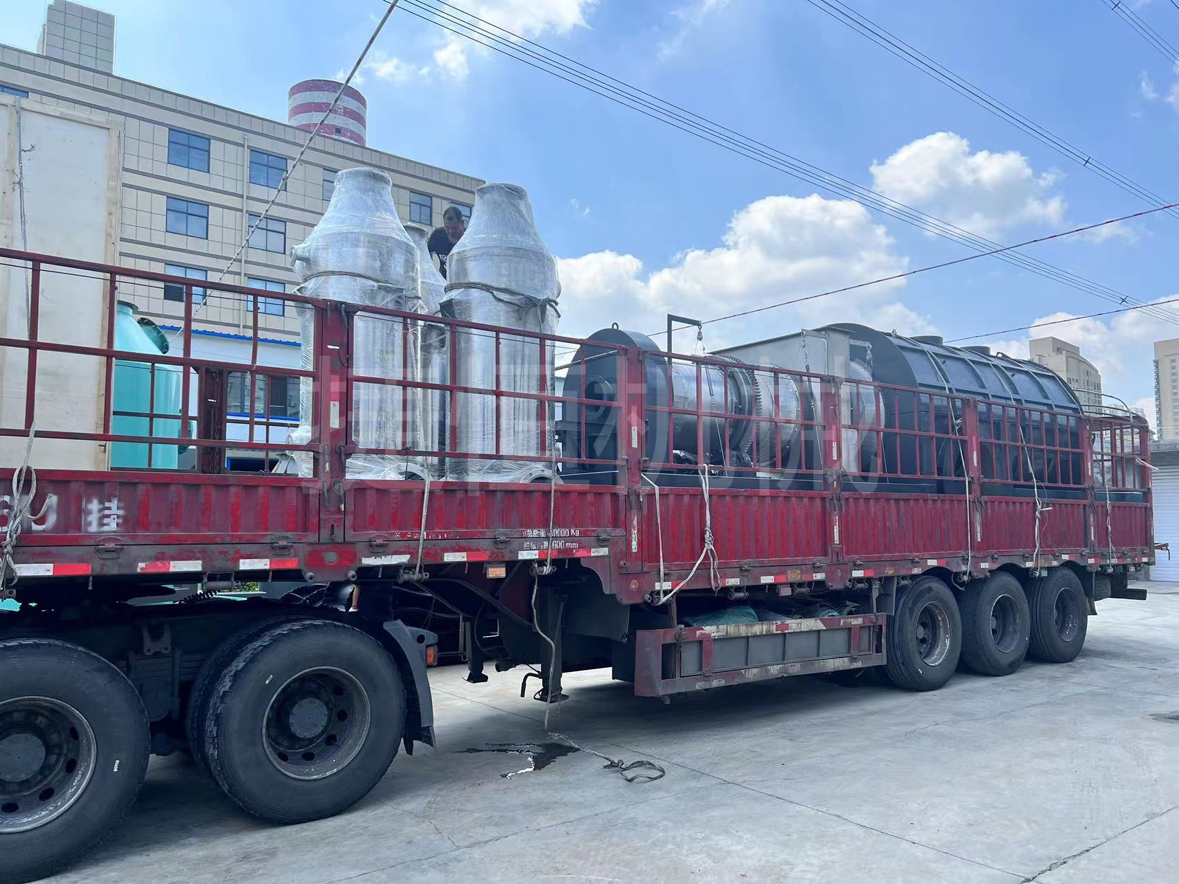 芬蘭客戶訂購炭化機(jī)，發(fā)貨即將完成